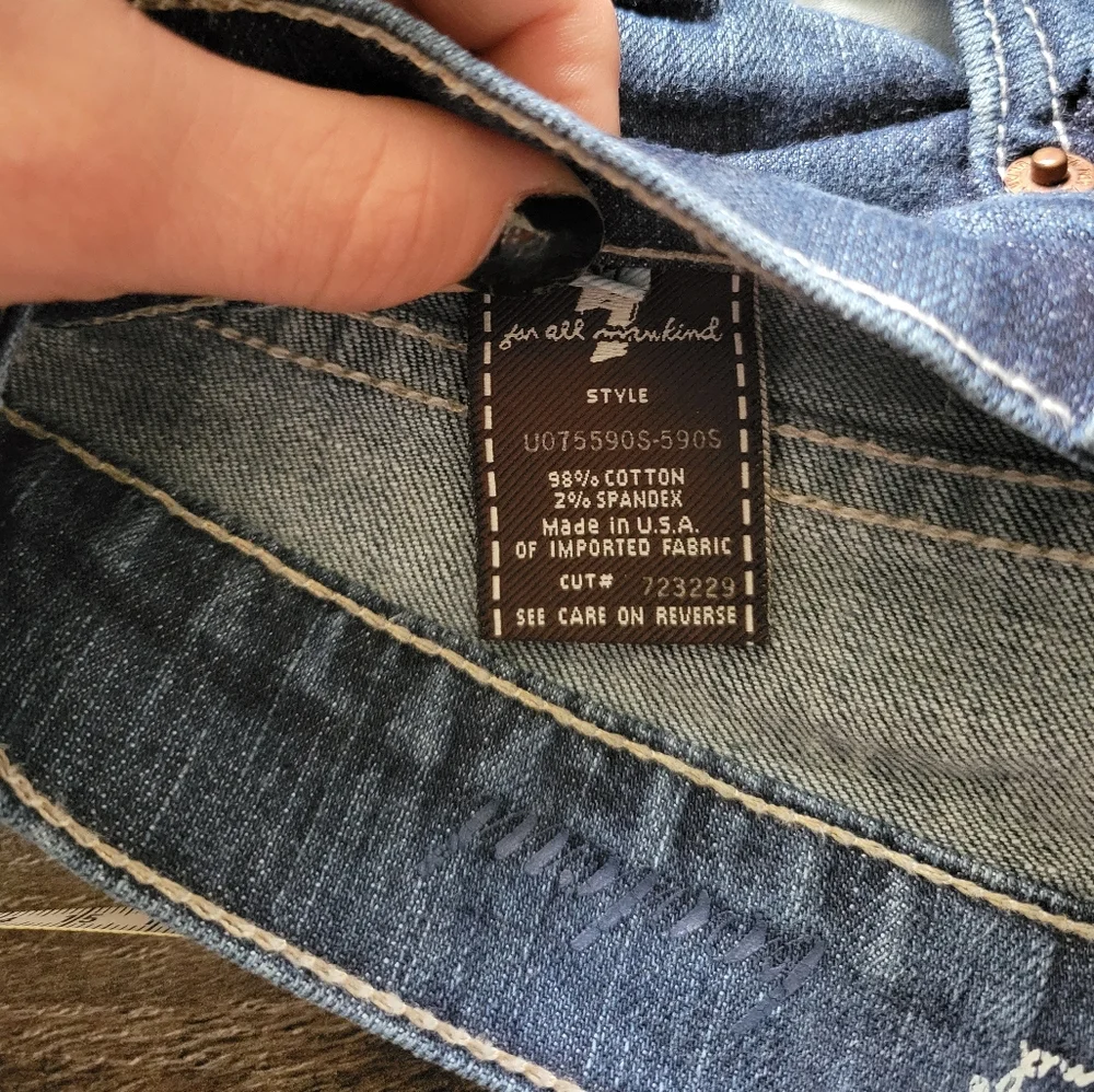 Size 27 7 For All Mankind Jeans - Picture 7 of 9